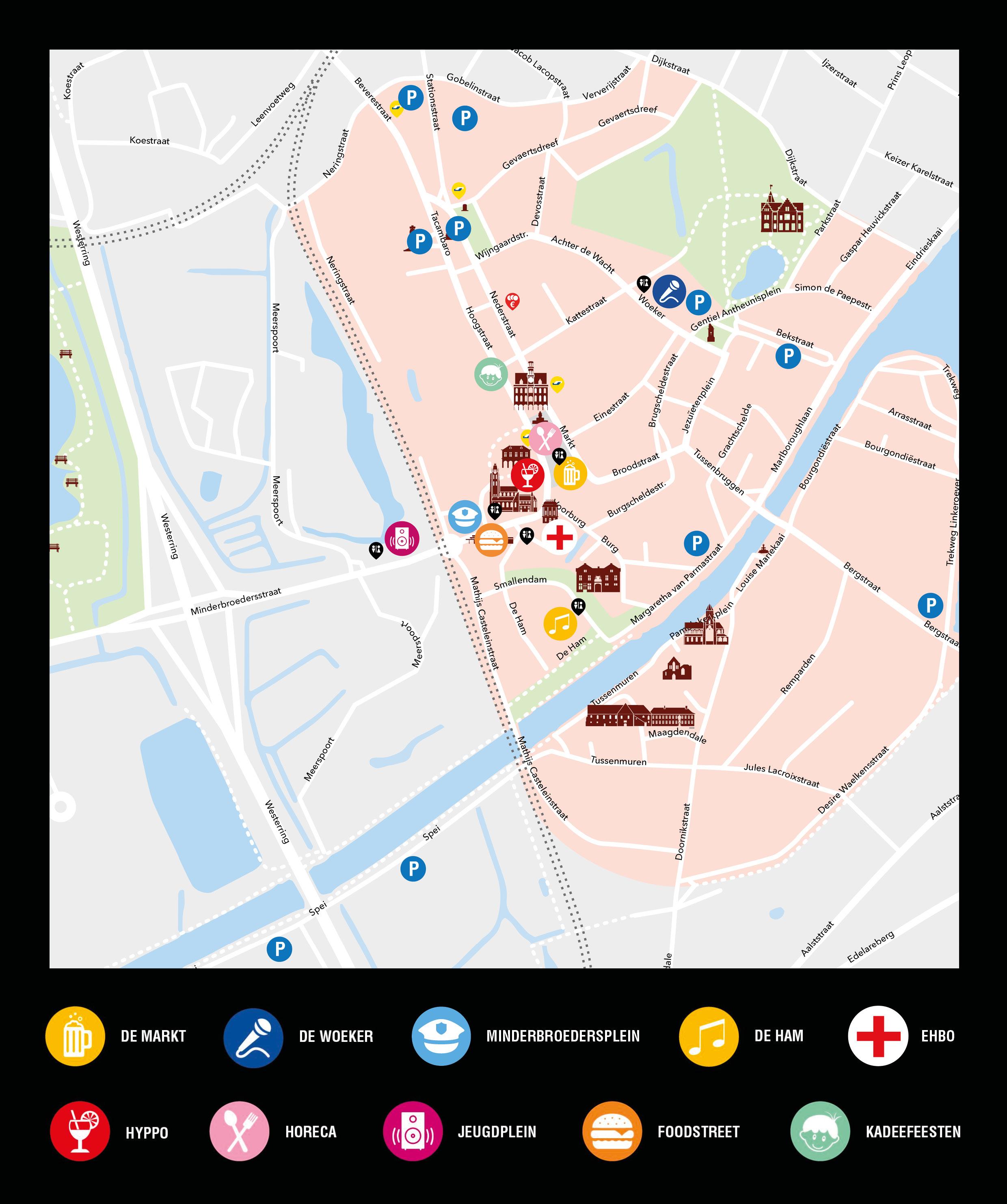 Bierfeesten 2023 Locaties pleinen